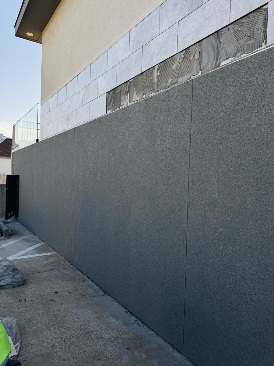 Commercial stucco exterior