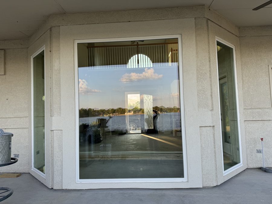 Stucco repair before and after