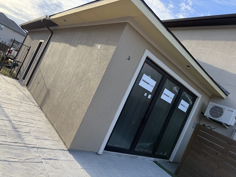 Stucco restoration project