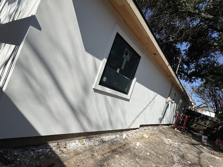 Stucco texture and color finishes
